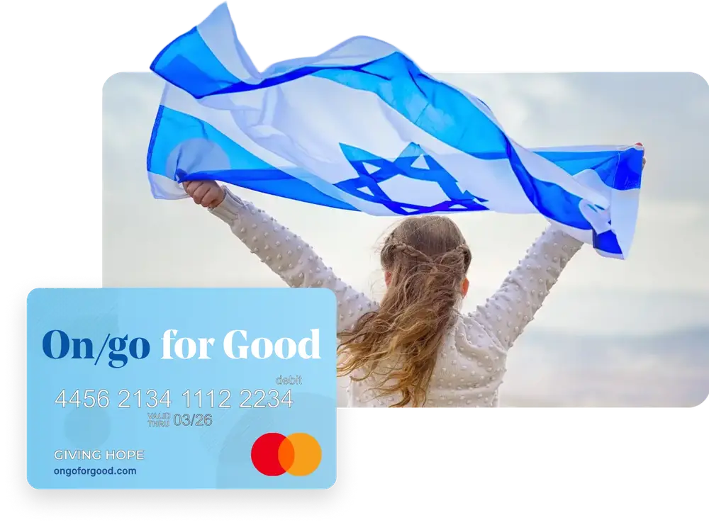 The On/go for Good Giving Hope card